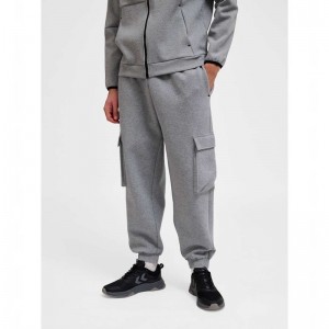 Hummel Tech Fleece Loose Cargo Hose Herren Grau | 104080-690