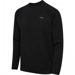 Hummel Tech Fleece Regular Crew Sweatshirts Damen Schwarz | 489782-709