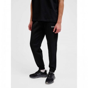 Hummel Tech Fleece Regular Hose Herren Schwarz | 729055-825