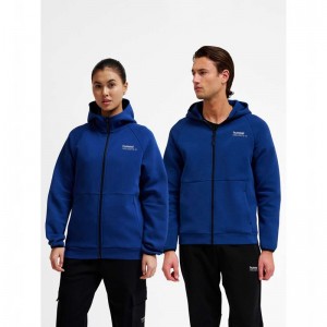 Hummel Tech Fleece Regular Zip Hoodie Damen Blau | 462441-000