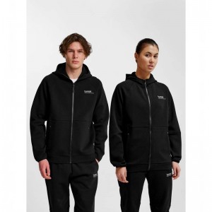 Hummel Tech Fleece Regular Zip Hoodie Herren Schwarz | 092904-872