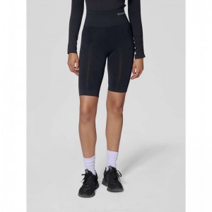 Hummel Tif Seamless Cyling Kurze Hose Damen Schwarz | 846960-784