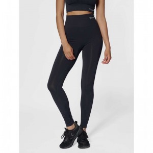 Hummel Tif Seamless High Waist Strumpfhose Damen Schwarz | 457541-565