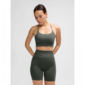 Hummel Tiffy Seamless Top Kleid Damen Grün | 426669-970