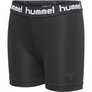 Hummel Tona Tight Kurze Hose Kinder Schwarz | 530571-402