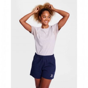 Hummel Travel S/S T-shirts Damen Grau | 210392-365