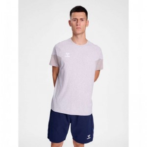 Hummel Travel S/S T-shirts Herren Grau | 138632-191