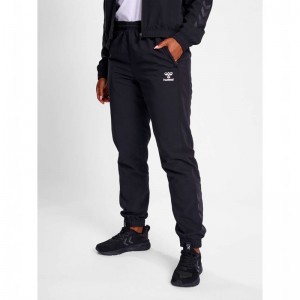 Hummel Travel Woven Hose Damen Schwarz | 378316-134