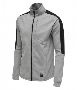 Hummel Tropper Zip Jacken Herren Grau | 828573-608