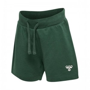 Hummel True Kurze Hose Kinder Grün | 985684-825