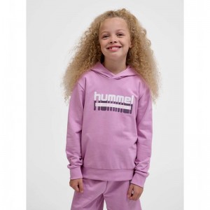 Hummel Tukas Hoodie Kinder Rosa | 682761-745