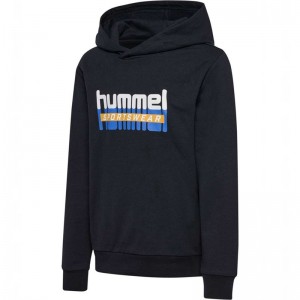 Hummel Tukas Hoodie Kinder Schwarz | 418671-976
