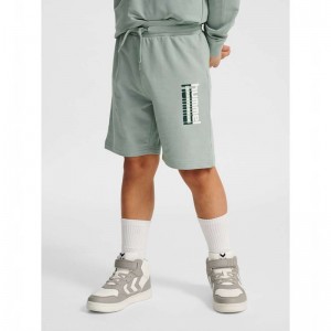 Hummel Tukas Kurze Hose Kinder Grün | 893316-791