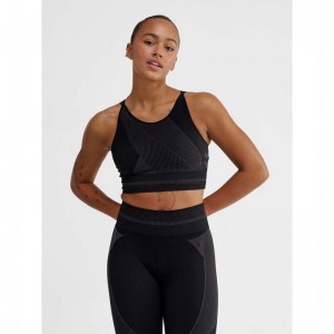 Hummel Unity Seamless Sweatshirts Damen Schwarz | 533600-417