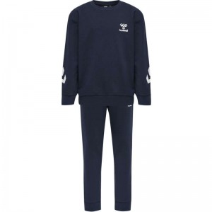 Hummel Venti Tracksuit Sportbekleidung Kinder Schwarz | 190385-880