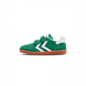 Hummel Victory Suede Ii Sneakers Kinder Grün | 848729-488
