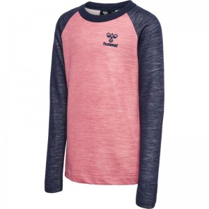 Hummel Wingo L/S Sneakers Kinder Rosa | 548602-226