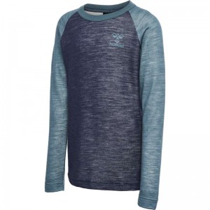 Hummel Wingo L/S T-shirts Kinder Schwarz | 028099-158