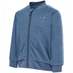Hummel Wulbato Zip Jacken Kinder Blau | 592256-901