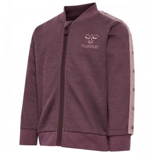 Hummel Wulbato Zip Jacken Kinder Fuchsie | 615623-876