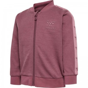 Hummel Wulbato Zip Jacken Kinder Rosa | 025208-326