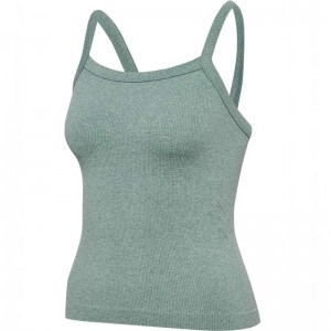 Hummel Yoga Seamless Rib Tanktop Damen Grau | 199277-859