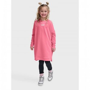 Hummel Zippi L/S Kleid Kinder Rosa | 964495-875