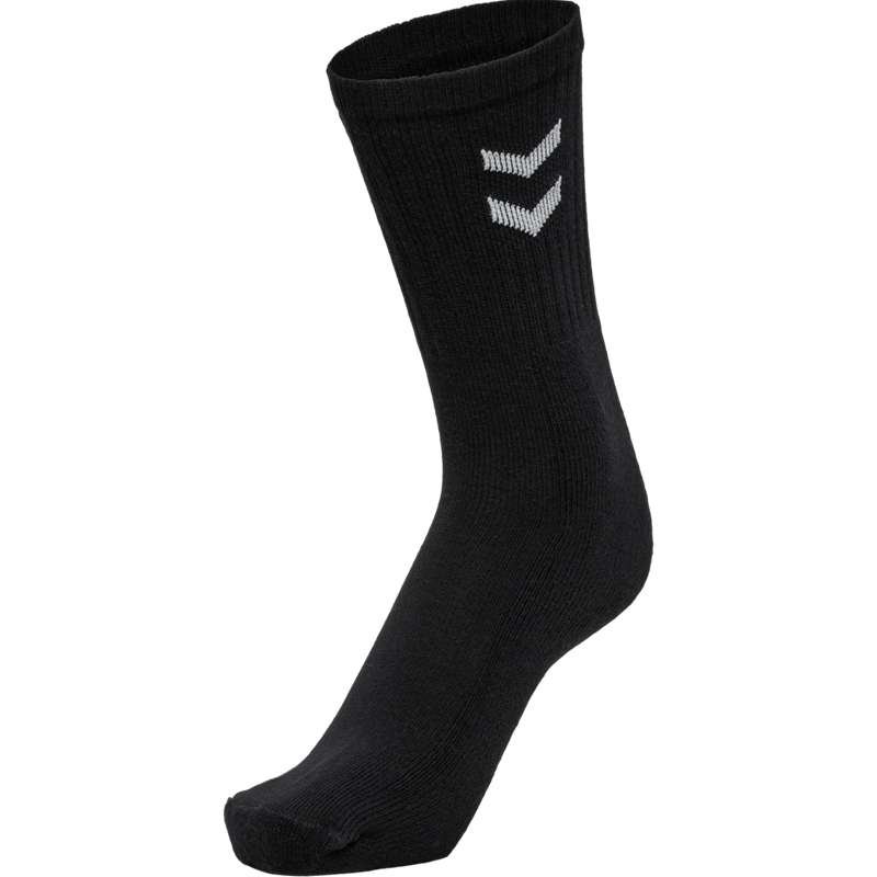 Hummel 3-pack Basic Sneakers Damen Schwarz | 610767-634