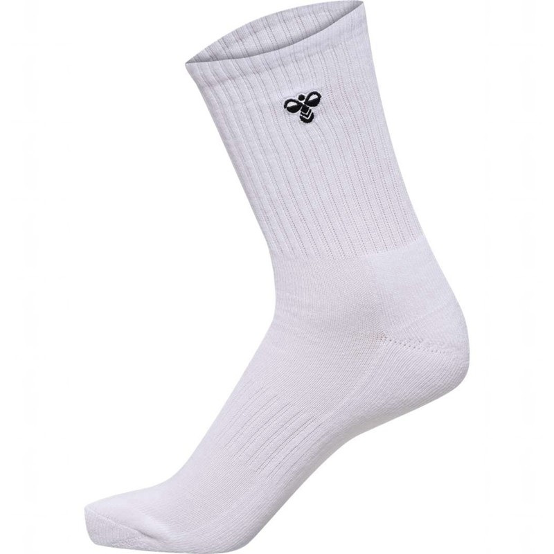 Hummel 3-pack Bee Socken Damen Weiß | 843604-517
