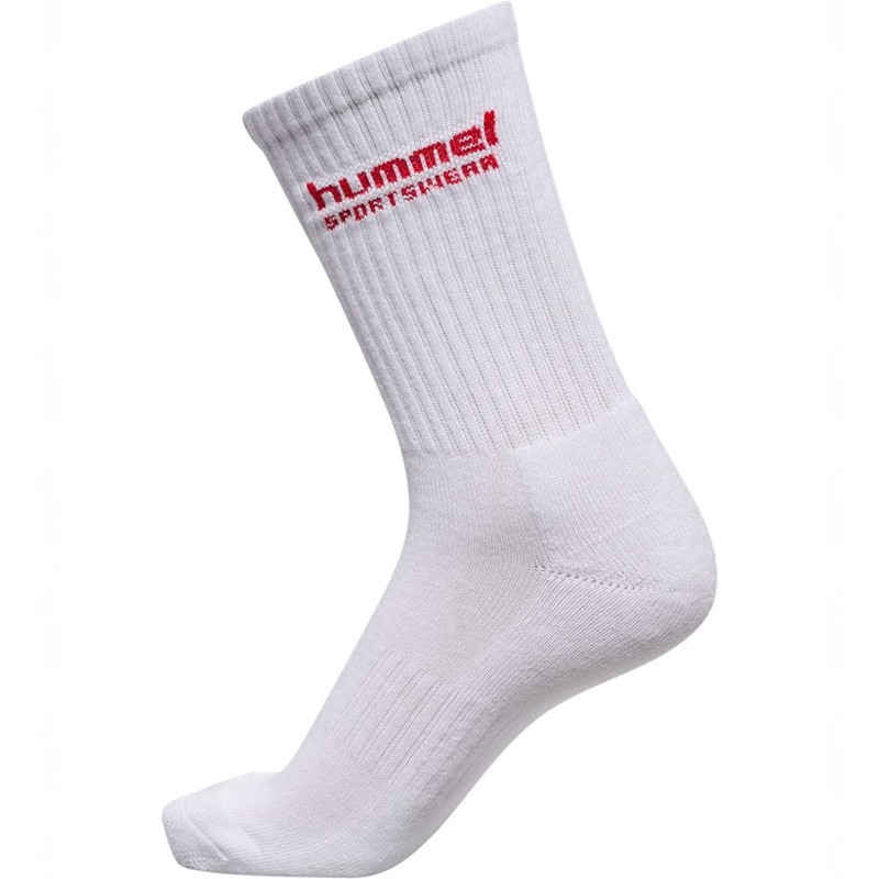 Hummel 3-pack Sportswear Socken Damen Weiß | 009427-224