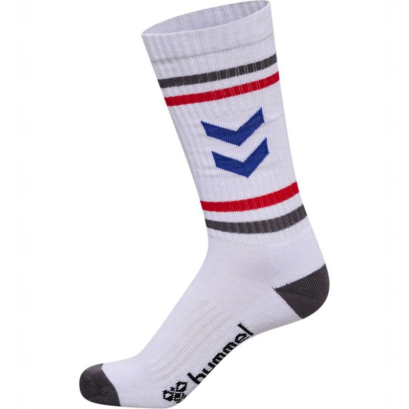 Hummel 3-packs Chevron High Retro Socken Herren Weiß | 367845-707
