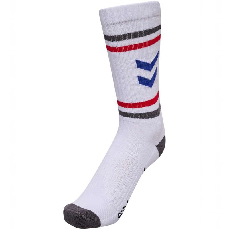 Hummel 3-packs Chevron High Retro Socken Herren Weiß | 367845-707