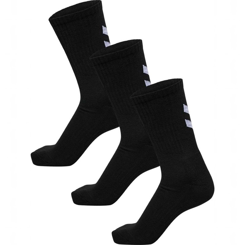 Hummel 3-packs Chevrons Socken Herren Schwarz | 155325-608