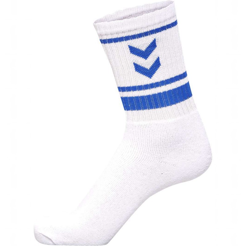 Hummel 4 Pack Triple Stripe Crew Strumpfhose Damen Weiß | 561926-048