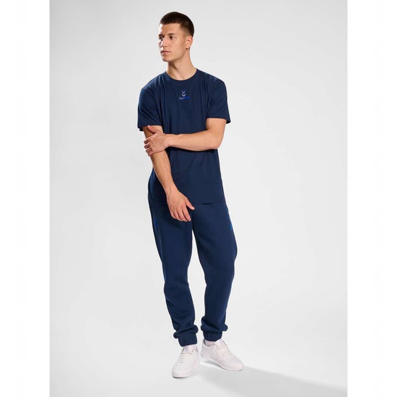 Hummel Active Chevrons Co S/S Hose Herren Navy | 760478-580