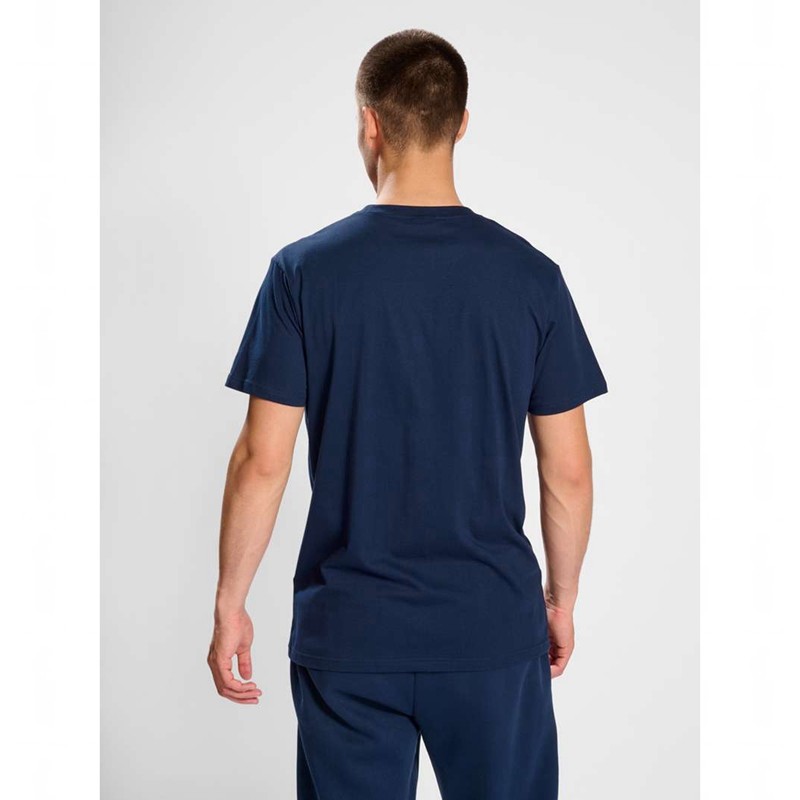 Hummel Active Chevrons Co S/S Hose Herren Navy | 760478-580