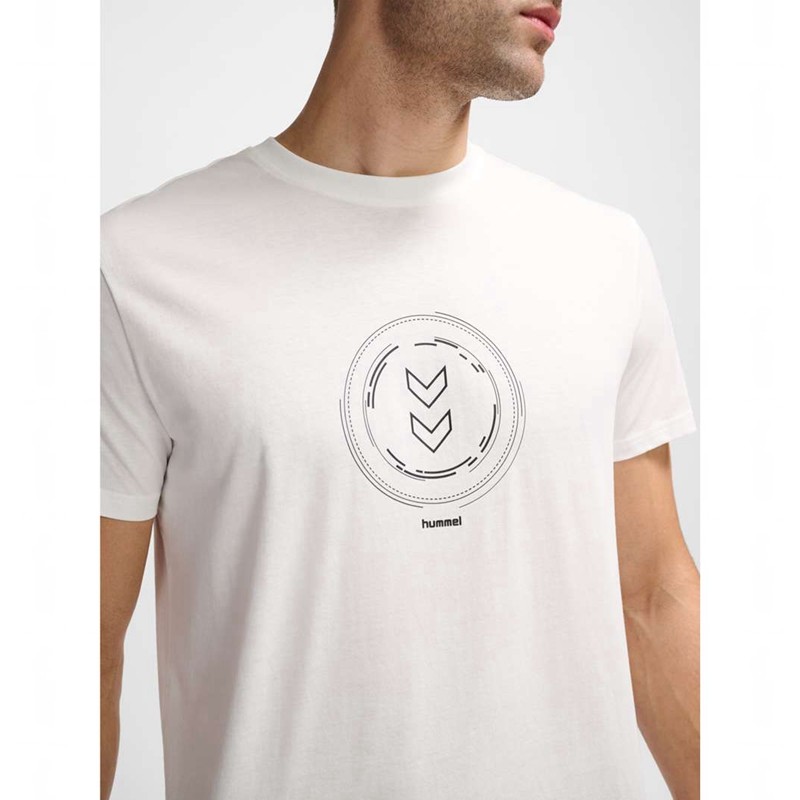 Hummel Active Circle Co S/S T-shirts Herren Weiß | 384768-891