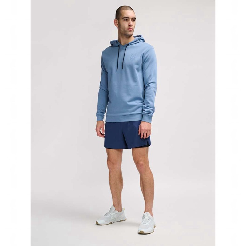 Hummel Active Co Hoodie Herren Blau | 693541-393
