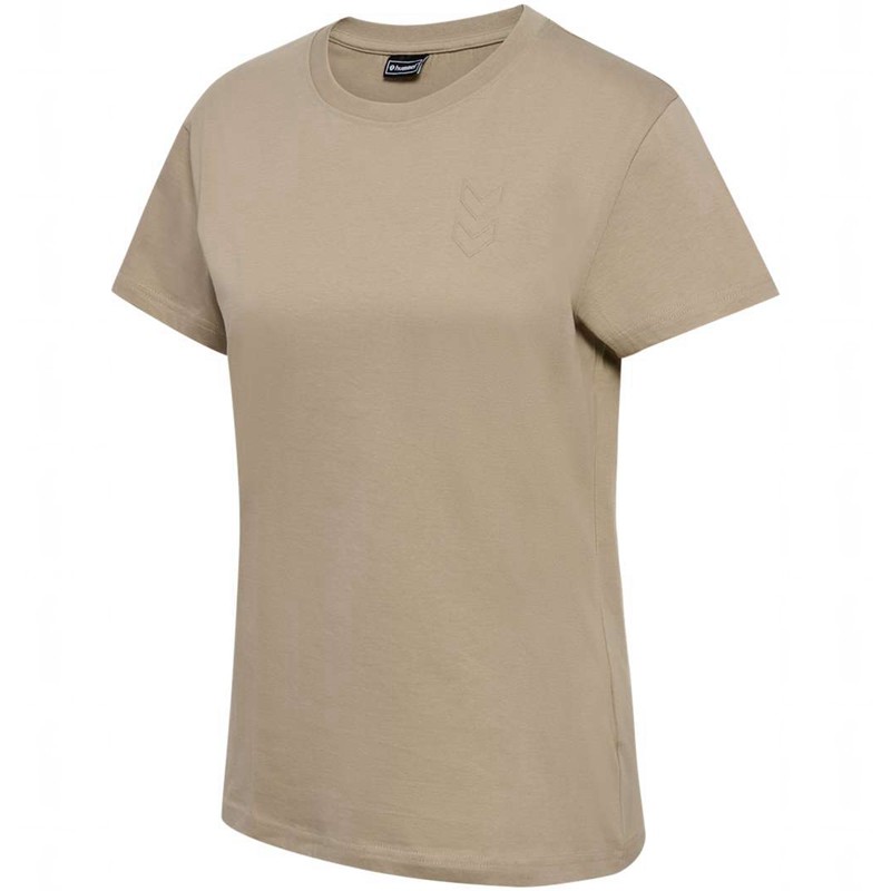 Hummel Active Co S/S T-shirts Damen Beige | 444027-079