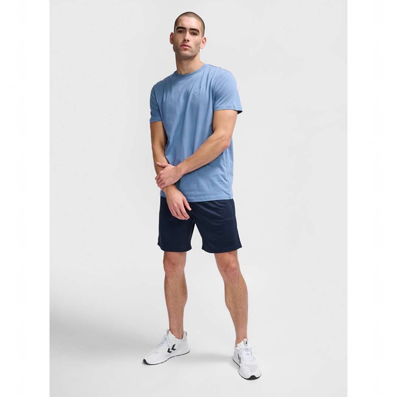 Hummel Active Co S/S T-shirts Herren Blau | 243869-077