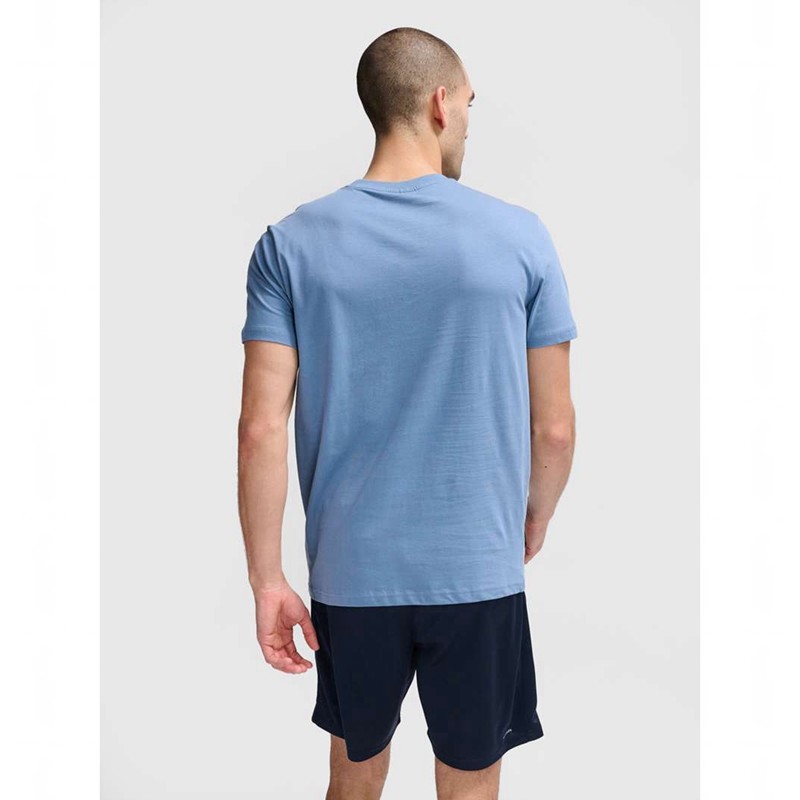 Hummel Active Co S/S T-shirts Herren Blau | 243869-077