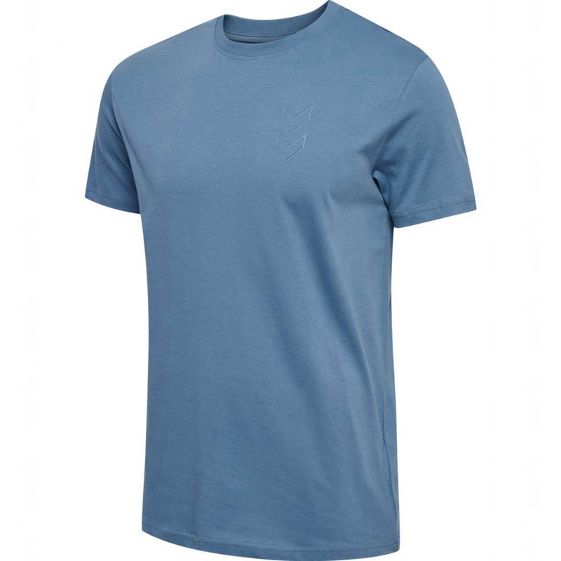Hummel Active Co S/S T-shirts Herren Blau | 243869-077