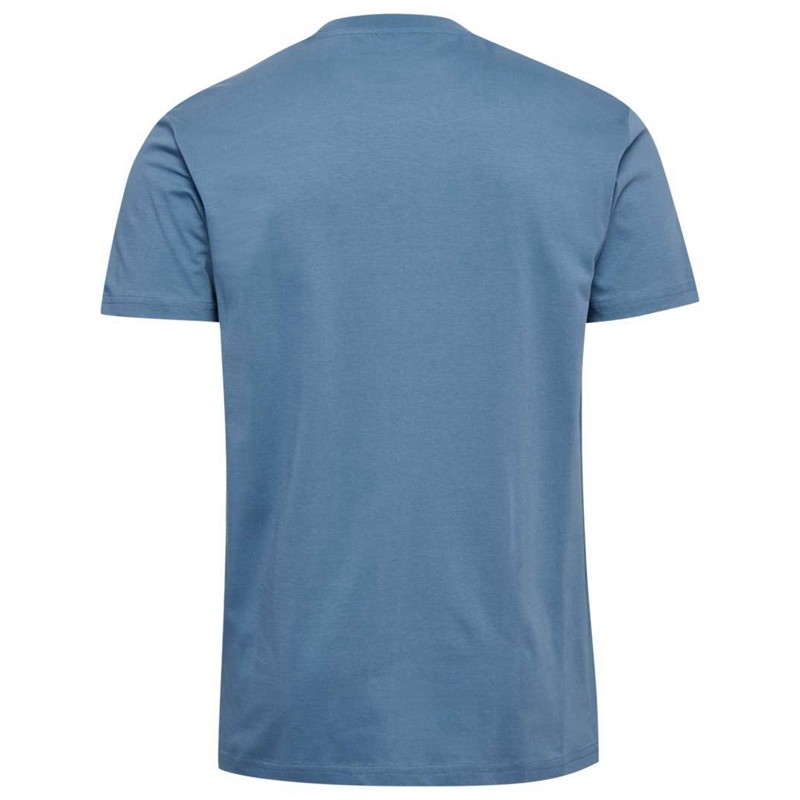 Hummel Active Co S/S T-shirts Herren Blau | 243869-077