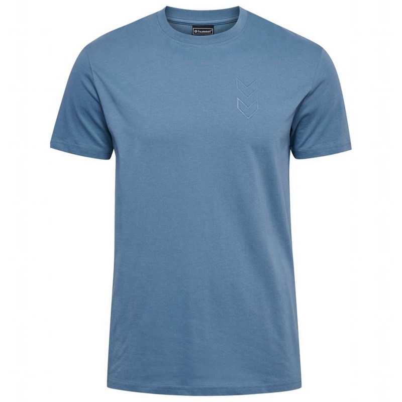 Hummel Active Co S/S T-shirts Herren Blau | 243869-077