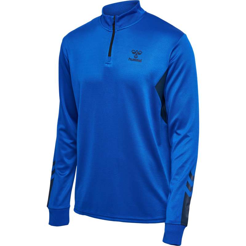 Hummel Active Pl Half Zip Sweatshirt Herren Blau | 010439-039