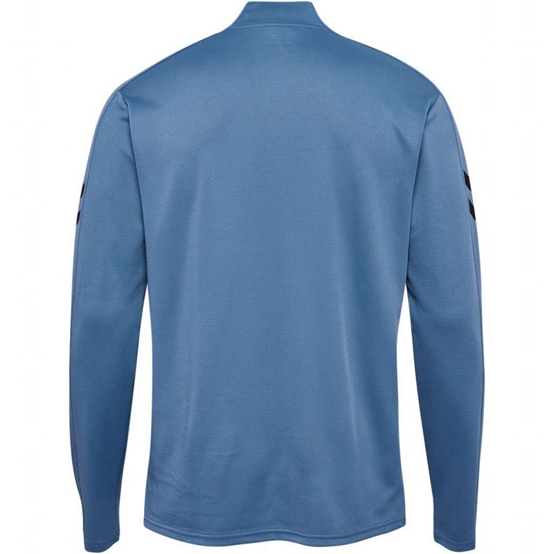Hummel Active Pl Half Zip Sweatshirt Herren Blau | 389705-737