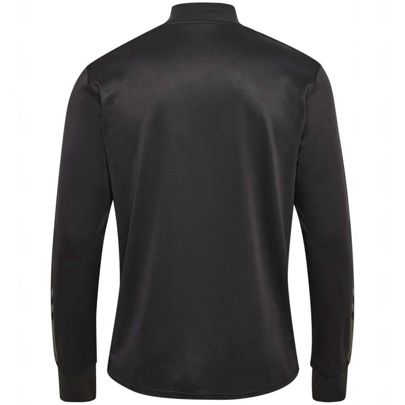 Hummel Active Pl Half Zip Sweatshirt Herren Schwarz | 521471-961