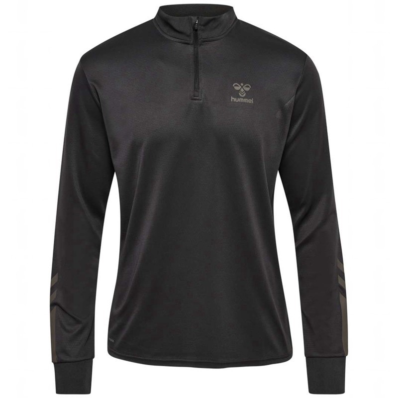 Hummel Active Pl Half Zip Sweatshirt Herren Schwarz | 521471-961