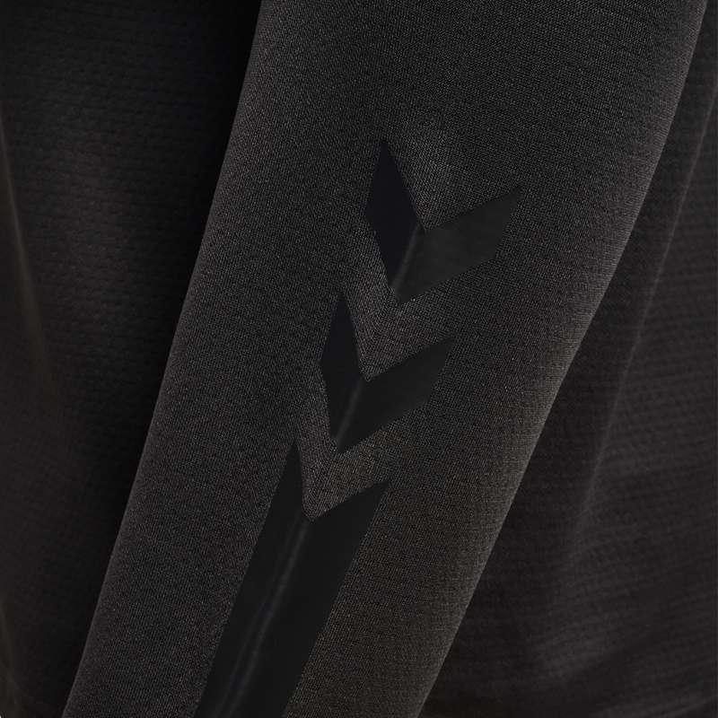 Hummel Active Pl Half Zip T-shirts Herren Schwarz | 404747-040