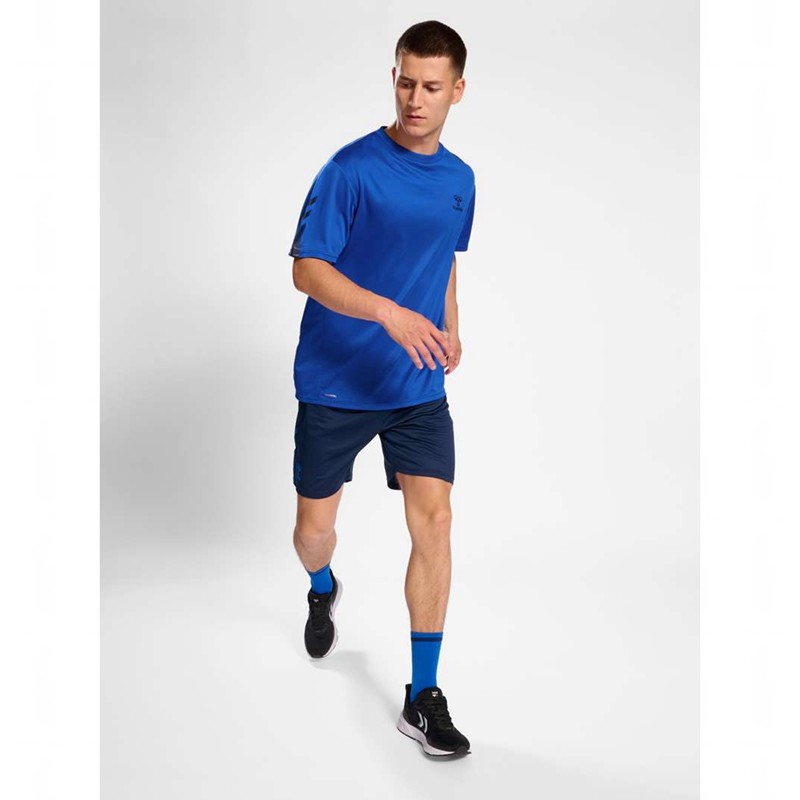 Hummel Active Pl Jersey S/S T-shirts Herren Blau | 816687-092